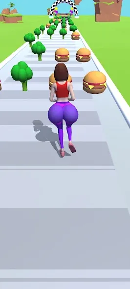 Twerk Race 3D: Belly Body Run (Тверк Рейс 3D) МОД/Взлом [Бесконечные деньги, Монеты и Мега MOD] Screenshot 2
