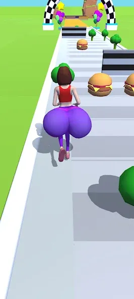 Twerk Race 3D: Belly Body Run (Тверк Рейс 3D) МОД/Взлом [Бесконечные деньги, Монеты и Мега MOD] Screenshot 4