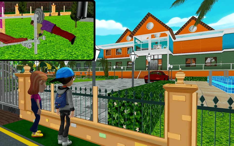 Scary Neighbor Strange Teacher МОД/Взлом [Бесконечные деньги, Монеты и Мега MOD] Screenshot 4
