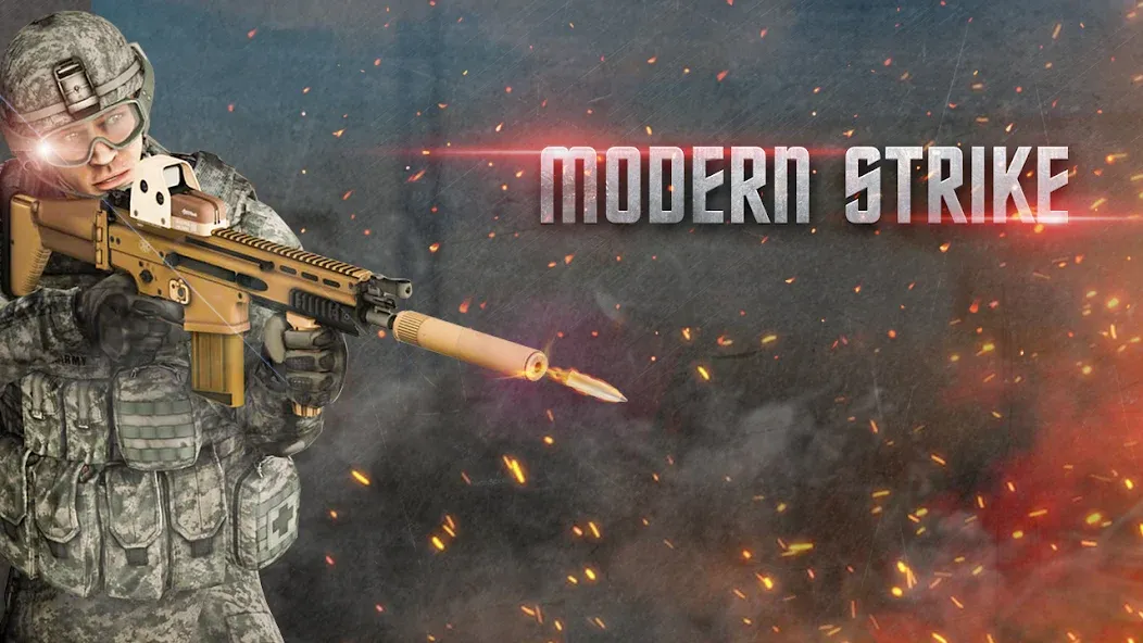 Modern Commando FPS Army Games МОД/Взлом [Все открыто, Дополнительные деньги и Меню MOD] Screenshot 1