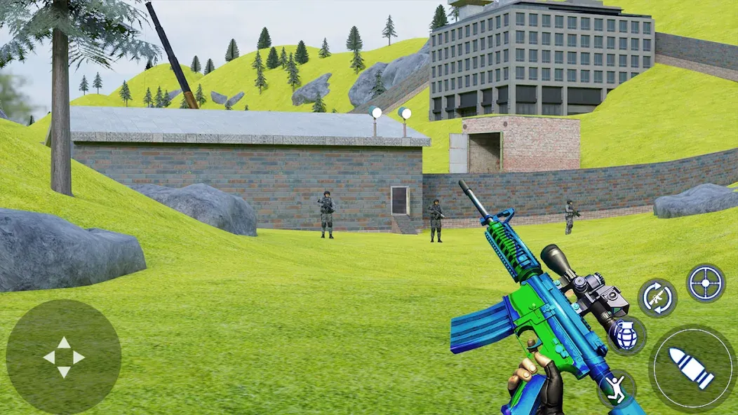 Modern Commando FPS Army Games МОД/Взлом [Все открыто, Дополнительные деньги и Меню MOD] Screenshot 5