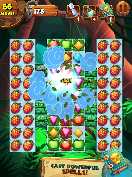 Jungle Mash (Джангл Маш) МОД/Взлом [Все открыто, Дополнительные деньги и Меню MOD] Screenshot 1
