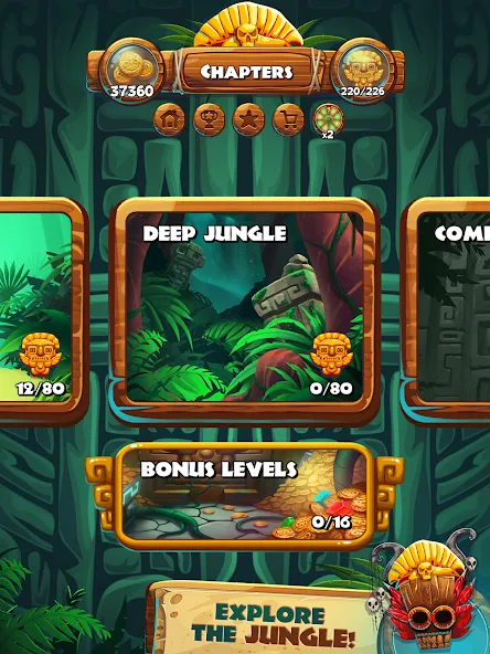 Jungle Mash (Джангл Маш) МОД/Взлом [Все открыто, Дополнительные деньги и Меню MOD] Screenshot 3