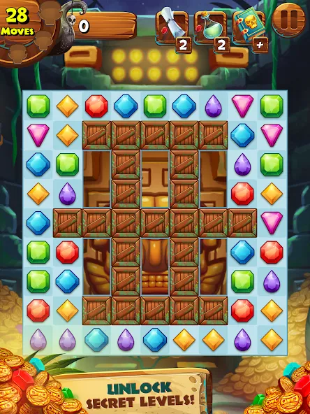 Jungle Mash (Джангл Маш) МОД/Взлом [Все открыто, Дополнительные деньги и Меню MOD] Screenshot 5