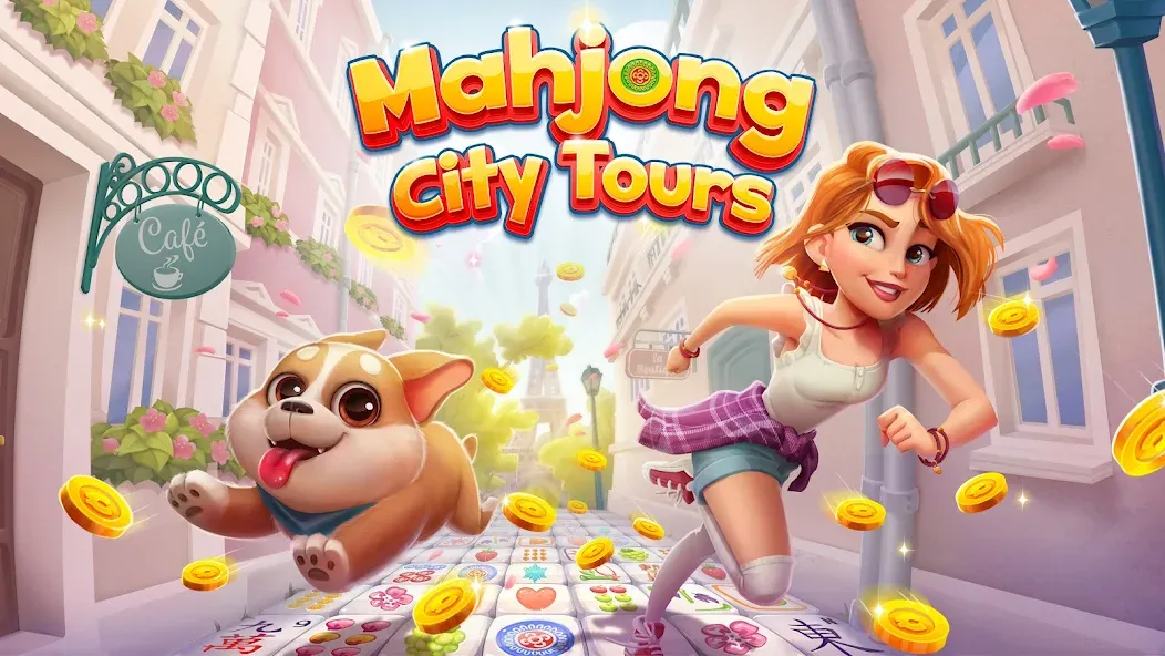Mahjong City Tours: Tile Match (Маджонг Сити Турс) МОД/Взлом [Бесконечные деньги, Монеты и Мега MOD] Screenshot 1