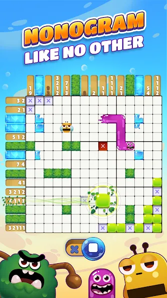 Nono Crossing Picture Nonogram (Ноно Кроссинг) МОД/Взлом [Много монет, Открытые уровни и Мега MOD] Screenshot 2