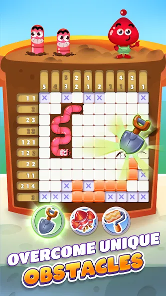 Nono Crossing Picture Nonogram (Ноно Кроссинг) МОД/Взлом [Много монет, Открытые уровни и Мега MOD] Screenshot 3