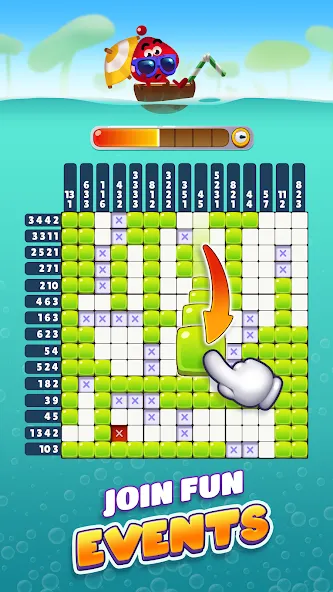 Nono Crossing Picture Nonogram (Ноно Кроссинг) МОД/Взлом [Много монет, Открытые уровни и Мега MOD] Screenshot 5