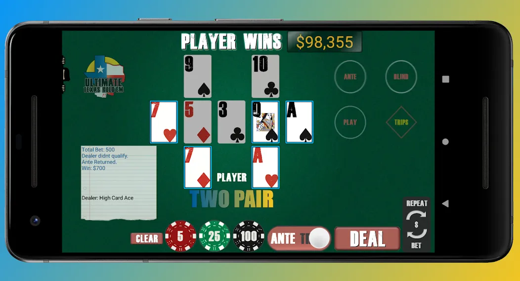 Texas Ultimate Holdem (Техасский Ультимейт Холдем) МОД/Взлом [Много денег, Монет и Все открыто] Screenshot 1