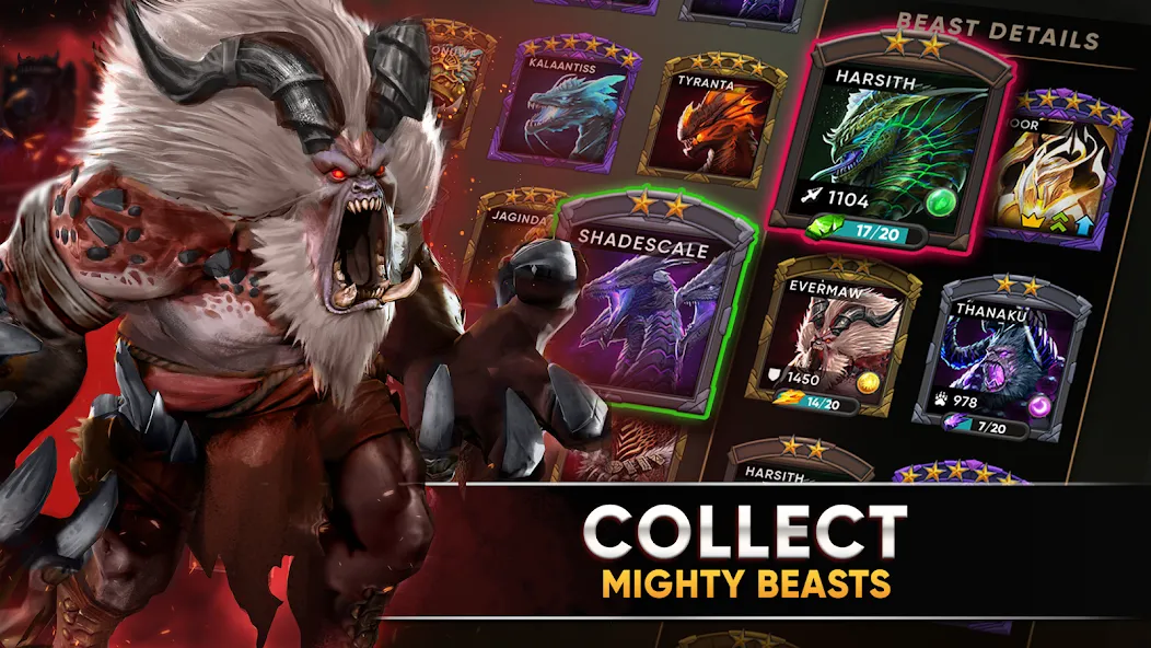 Clash of Beasts: Tower Defense (Клэш оф Бистс) МОД/Взлом [Бесконечные деньги, Монеты и Мега MOD] Screenshot 1