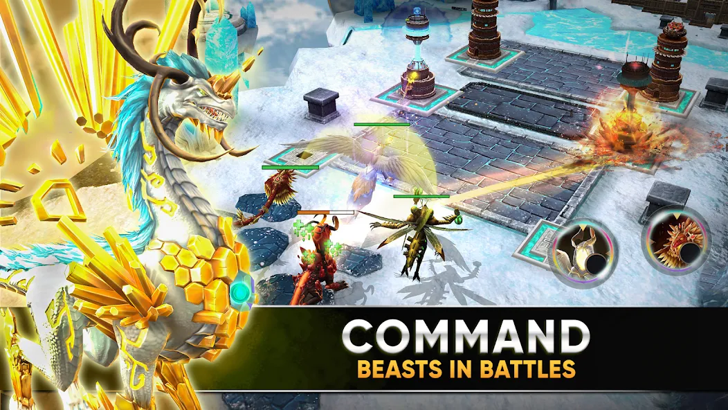 Clash of Beasts: Tower Defense (Клэш оф Бистс) МОД/Взлом [Бесконечные деньги, Монеты и Мега MOD] Screenshot 2