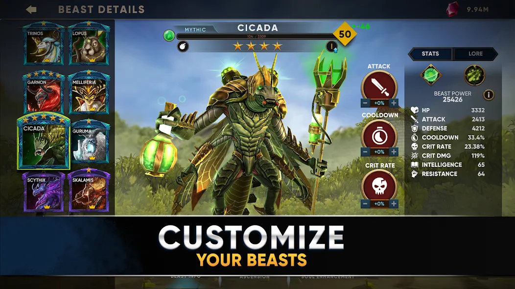 Clash of Beasts: Tower Defense (Клэш оф Бистс) МОД/Взлом [Бесконечные деньги, Монеты и Мега MOD] Screenshot 4