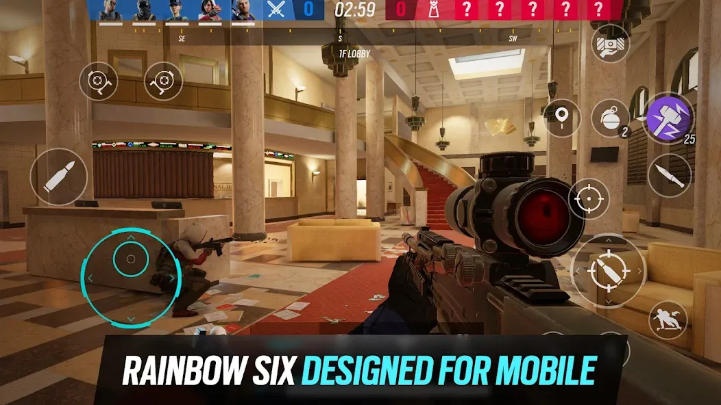 Rainbow Six Mobile (Рейнбоу Сикс Мобайл) МОД/Взлом [Все открыто, Дополнительные деньги и Меню MOD] Screenshot 1