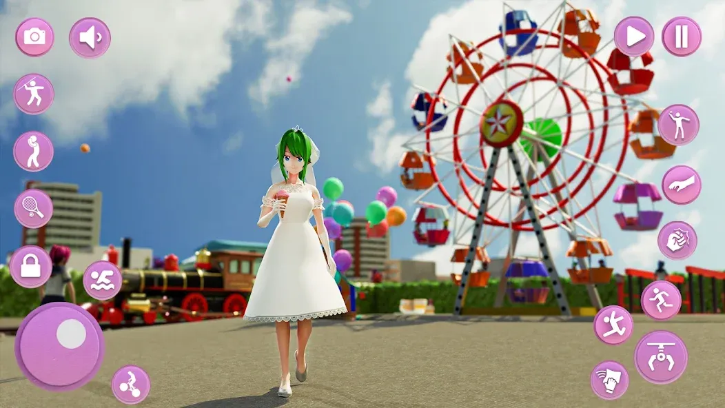 Anime School Girl Simulator 3D МОД/Взлом [Много денег, Монет и Все открыто] Screenshot 1