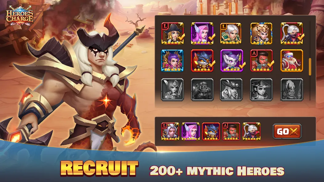 Heroes Charge (Хироес Чардж) МОД/Взлом [Много денег, Монет и Все открыто] Screenshot 4