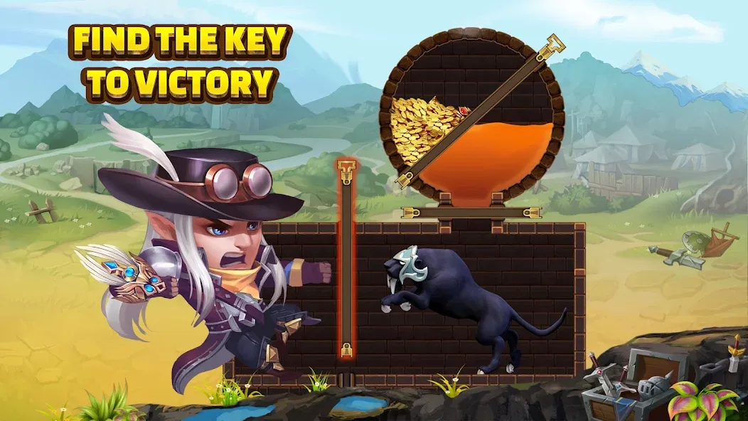 Heroes Charge HD (Хироуз Чардж ХД) МОД/Взлом [Все открыто, Дополнительные деньги и Меню MOD] Screenshot 1