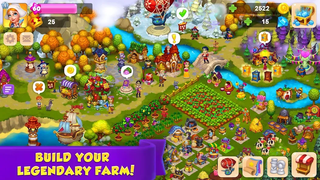 Royal Farm (Ройал Фарм) МОД/Взлом [Много денег, Монет и Все открыто] Screenshot 1
