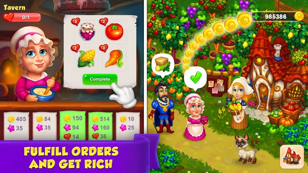 Royal Farm (Ройал Фарм) МОД/Взлом [Много денег, Монет и Все открыто] Screenshot 3