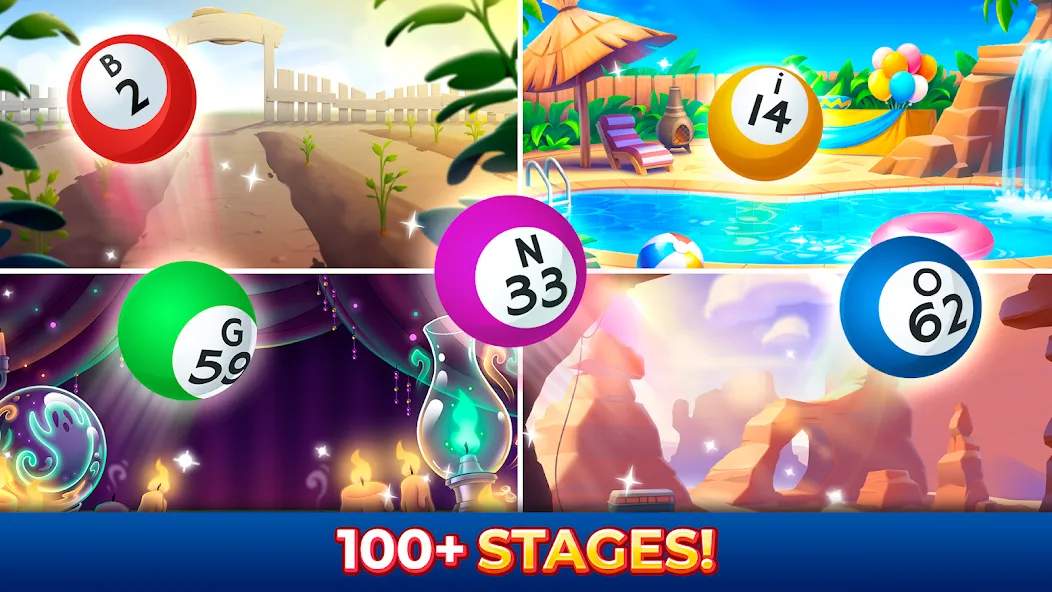 Bingo Pop: Play Live Online (Бинго Поп) МОД/Взлом [Бесконечные деньги, Монеты и Мега MOD] Screenshot 2