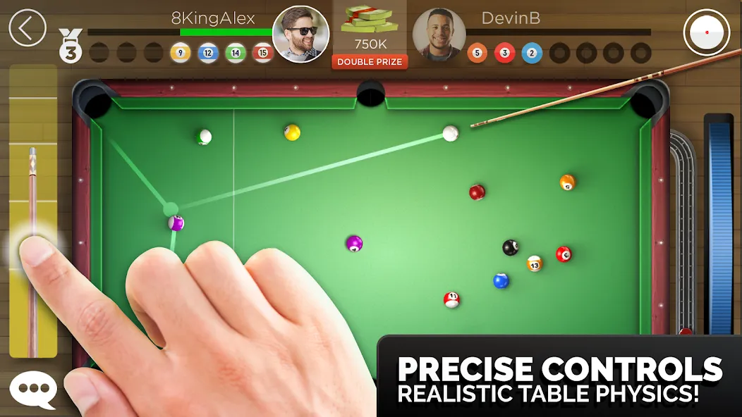 Kings of Pool - Online 8 Ball (Кингс оф Пул) МОД/Взлом [Много денег, Монет и Все открыто] Screenshot 2
