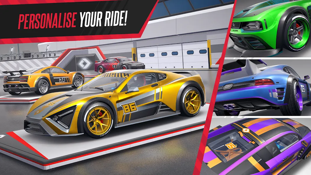 Hot Lap League: Racing Mania! (Хот Лап Лига) МОД/Взлом [Много денег, Монет и Все открыто] Screenshot 3