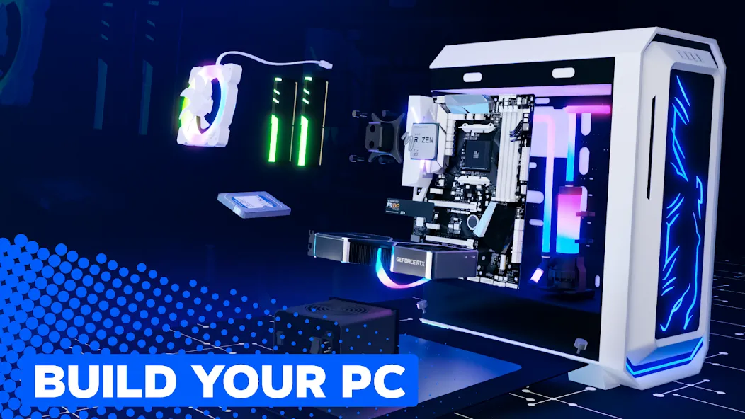 PC Creator 2 - Computer Tycoon (ПК Создатель 2) МОД/Взлом [Меню, Бесконечные монеты и Открытые уровни] Screenshot 1