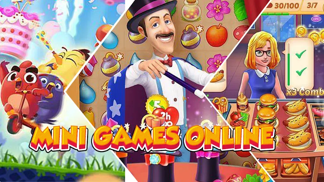 Mini Games Online (Миниигры онлайн) МОД/Взлом [Деньги, Монеты и Меню MOD] Screenshot 1