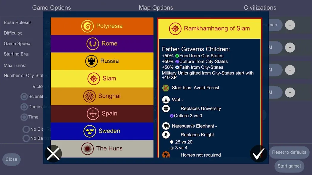Unciv (Унцив) МОД/Взлом [Бесконечные деньги, Монеты и Мега MOD] Screenshot 5