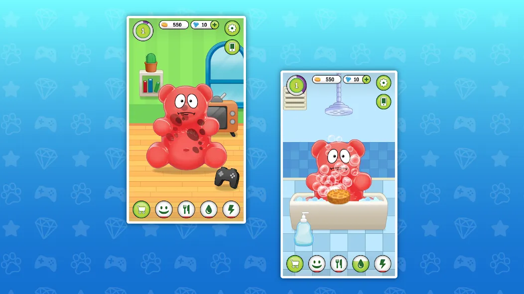My Jelly Bear Pet МОД/Взлом [Много денег, Монет и Все открыто] Screenshot 1