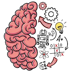 Скачать Brain Test: Tricky Puzzles взлом на много подсказок для Андроид бесплатно