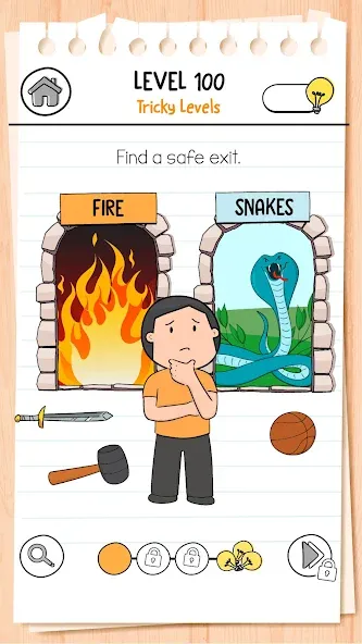 Brain Test 3: Tricky Quests (Тест на умение мыслить 3) МОД/Взлом [Деньги, Монеты и Меню MOD] Screenshot 3