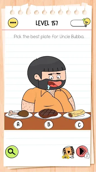 Brain Test 4: Tricky Friends (Брейн Тест 4) МОД/Взлом [Деньги, Монеты и Меню MOD] Screenshot 2