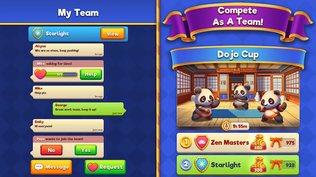 Zen Life: Tile Match Games (Зен Лайф) МОД/Взлом [Меню, Бесконечные монеты и Открытые уровни] Screenshot 4