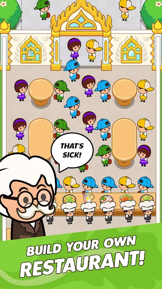 Food Fever: Restaurant Tycoon (Фуд Фивер) МОД/Взлом [Деньги, Монеты и Меню MOD] Screenshot 2