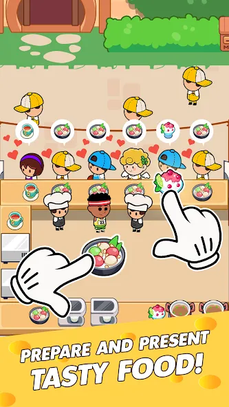 Food Fever: Restaurant Tycoon (Фуд Фивер) МОД/Взлом [Деньги, Монеты и Меню MOD] Screenshot 3
