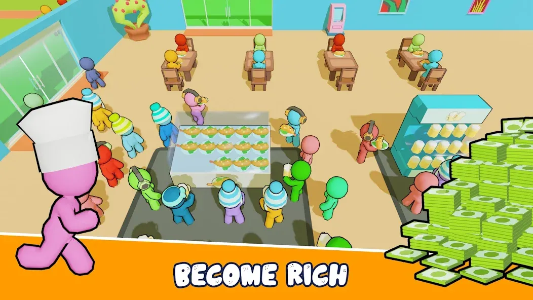 Kitchen Fever: Food Tycoon (Китчен Фивер) МОД/Взлом [Все открыто, Дополнительные деньги и Меню MOD] Screenshot 1