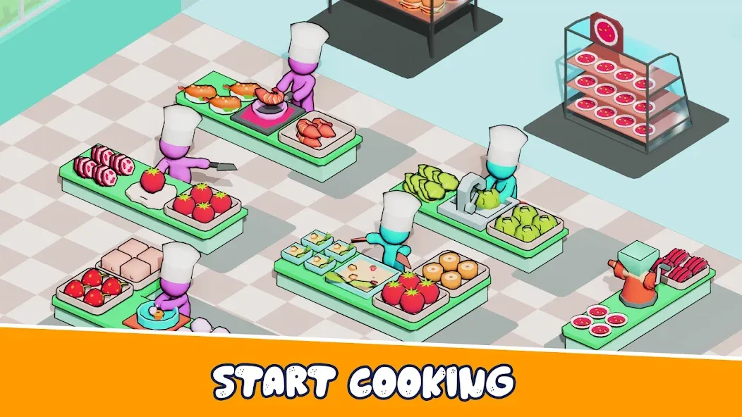 Kitchen Fever: Food Tycoon (Китчен Фивер) МОД/Взлом [Все открыто, Дополнительные деньги и Меню MOD] Screenshot 3