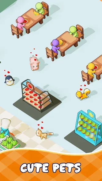 Kitchen Fever: Food Tycoon (Китчен Фивер) МОД/Взлом [Все открыто, Дополнительные деньги и Меню MOD] Screenshot 5