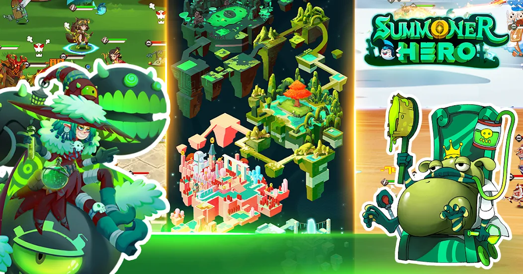 Summoner Hero: Epic Battle (Саммонер Хиро) МОД/Взлом [Все открыто, Дополнительные деньги и Меню MOD] Screenshot 3