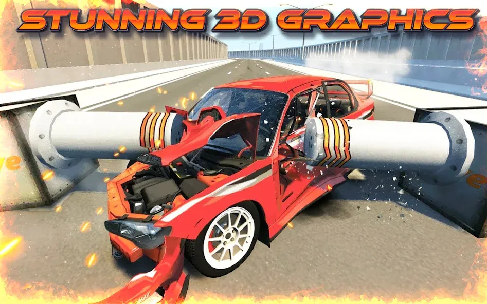 Highway Crash Car Race МОД/Взлом [Много денег, Монет и Все открыто] Screenshot 2