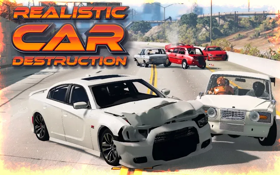 Highway Crash Car Race МОД/Взлом [Много денег, Монет и Все открыто] Screenshot 5
