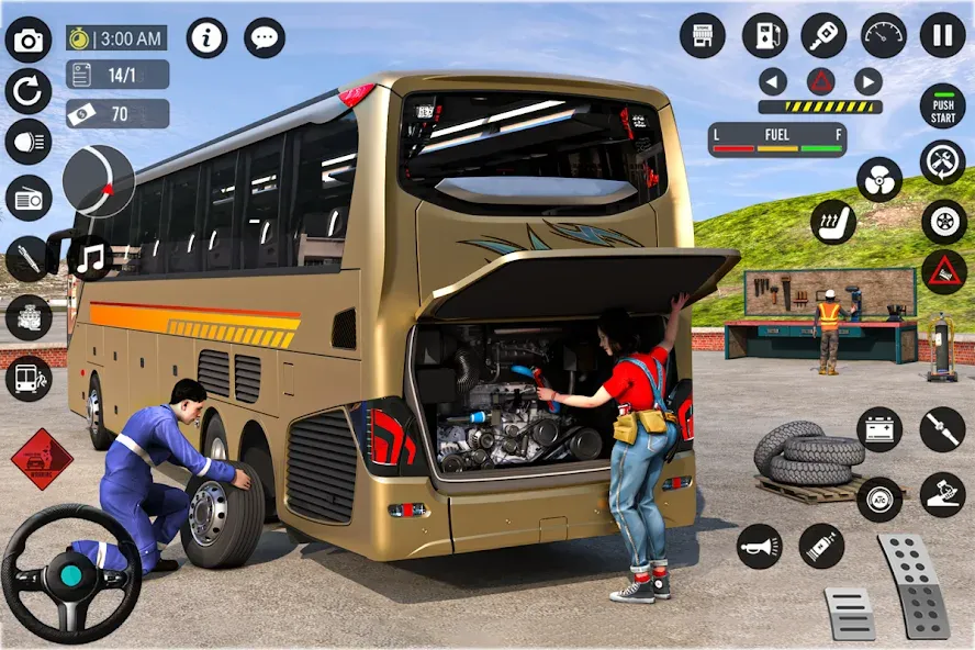Bus Simulator 3D: Bus Games (Бус Симулятор 3Д) МОД/Взлом [Много монет, Открытые уровни и Мега MOD] Screenshot 5