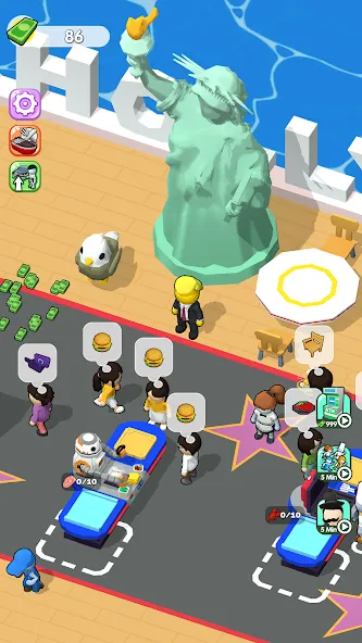 Sea Restaurant - Travel Tycoon (Си Ресторан) МОД/Взлом [Бесконечные деньги, Монеты и Мега MOD] Screenshot 3