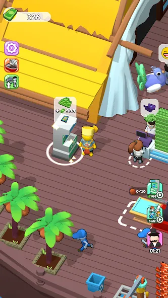 Sea Restaurant - Travel Tycoon (Си Ресторан) МОД/Взлом [Бесконечные деньги, Монеты и Мега MOD] Screenshot 5