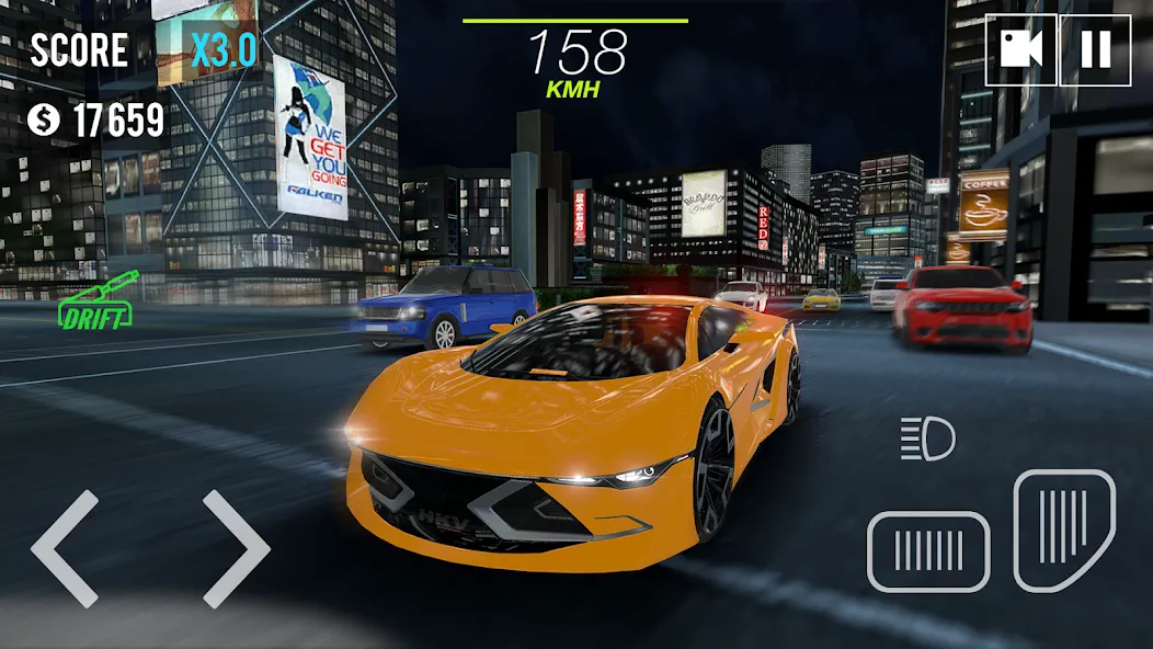 Racing in Car 2021 (Гонки на машинах 2021) МОД/Взлом [Бесконечные деньги, Монеты и Мега MOD] Screenshot 2