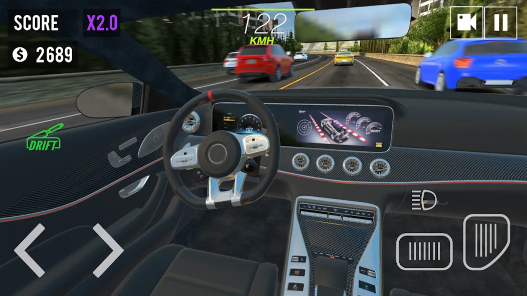 Racing in Car 2021 (Гонки на машинах 2021) МОД/Взлом [Бесконечные деньги, Монеты и Мега MOD] Screenshot 4