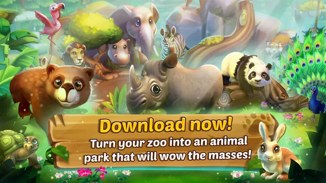 Zoo 2: Animal Park (Зу 2) МОД/Взлом [Много монет, Открытые уровни и Мега MOD] Screenshot 4