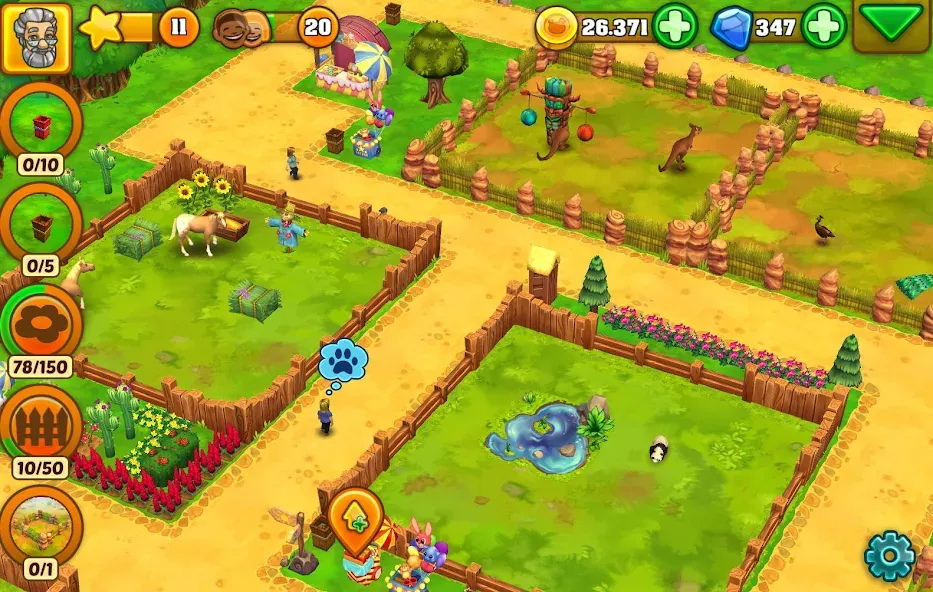 Zoo 2: Animal Park (Зу 2) МОД/Взлом [Много монет, Открытые уровни и Мега MOD] Screenshot 5