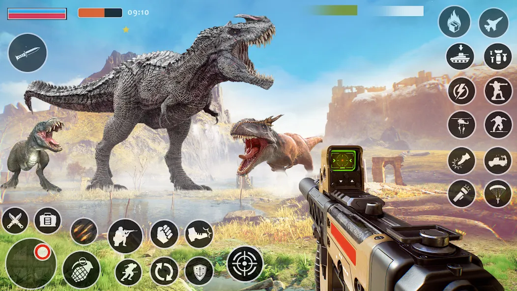 Wild Dino Hunting: Zoo Hunter (Дино Хантер) МОД/Взлом [Меню, Бесконечные монеты и Открытые уровни] Screenshot 3
