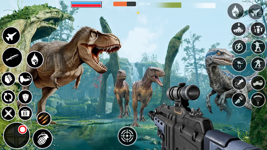 Wild Dino Hunting: Zoo Hunter (Дино Хантер) МОД/Взлом [Меню, Бесконечные монеты и Открытые уровни] Screenshot 4